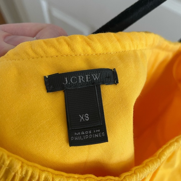 Yellow One-Shoulder Ruffle Top - Picture 3 of 4